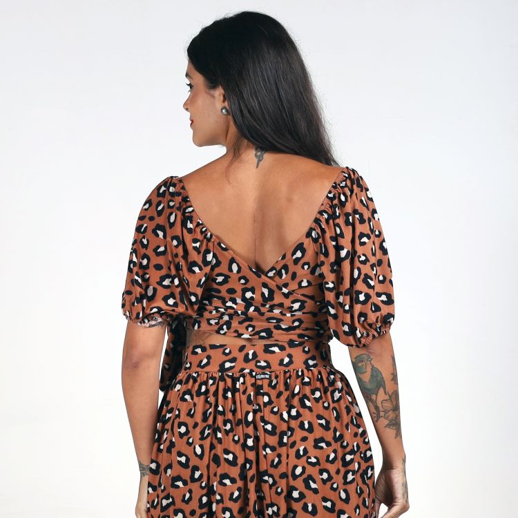 Cropped Doll Animal Print