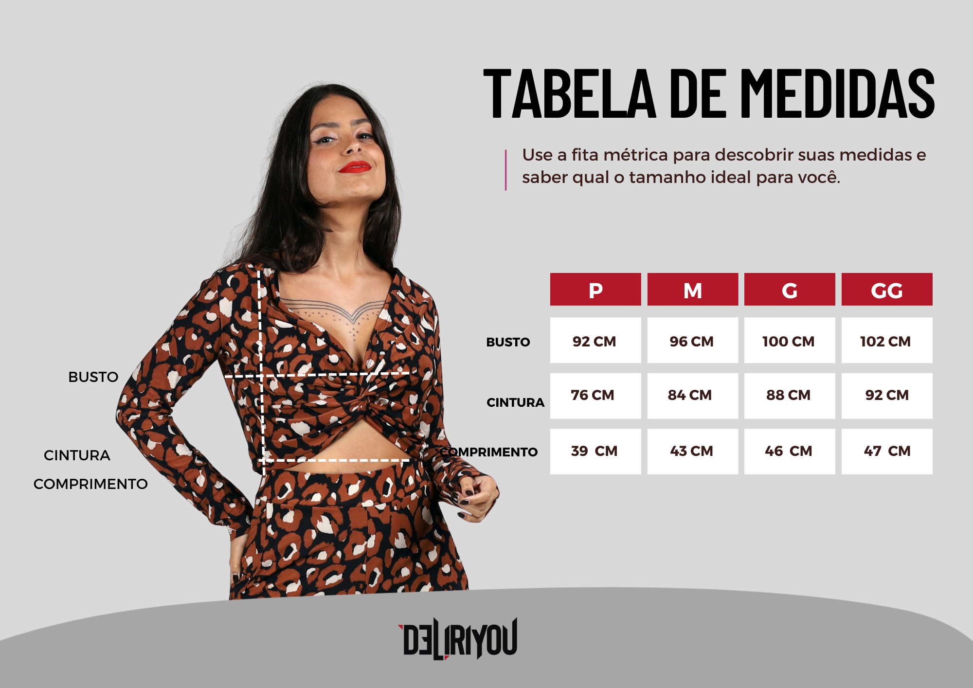 Tabela de medidas