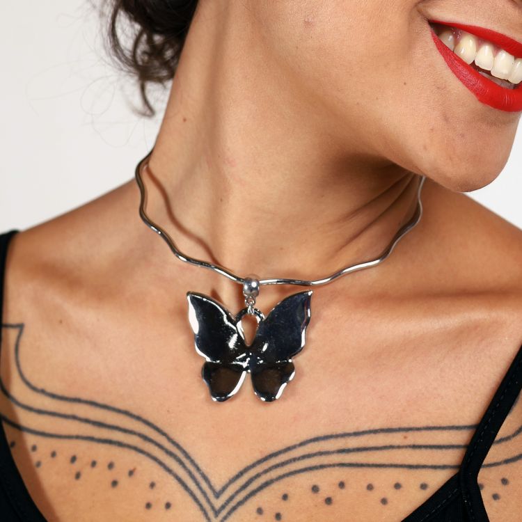Colar Dark Butterfly