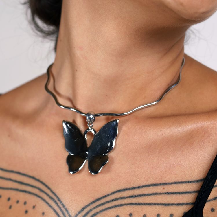 Colar Dark Butterfly