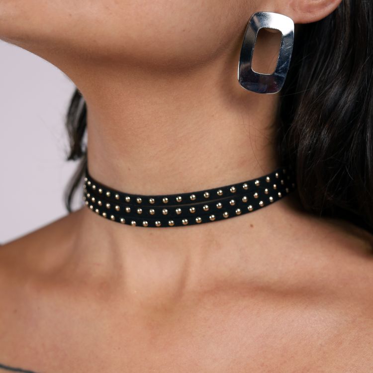 Choker Midnight Golden Black