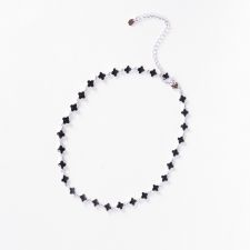 Choker Black Petals