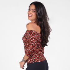 Blusa Ombro a Ombro Moranguinho