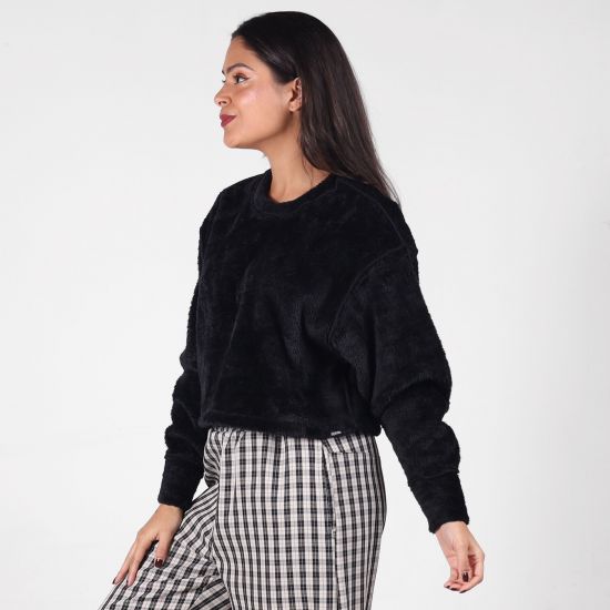 Casaco Teddy Cropped