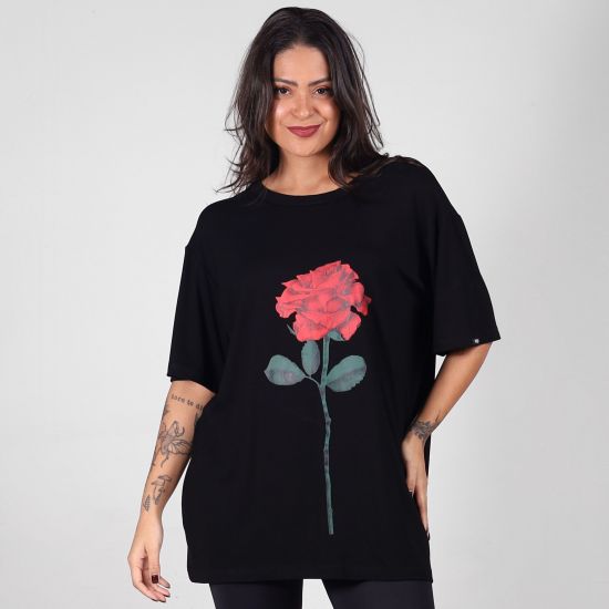Blusa Canoa Rosa Essencial
