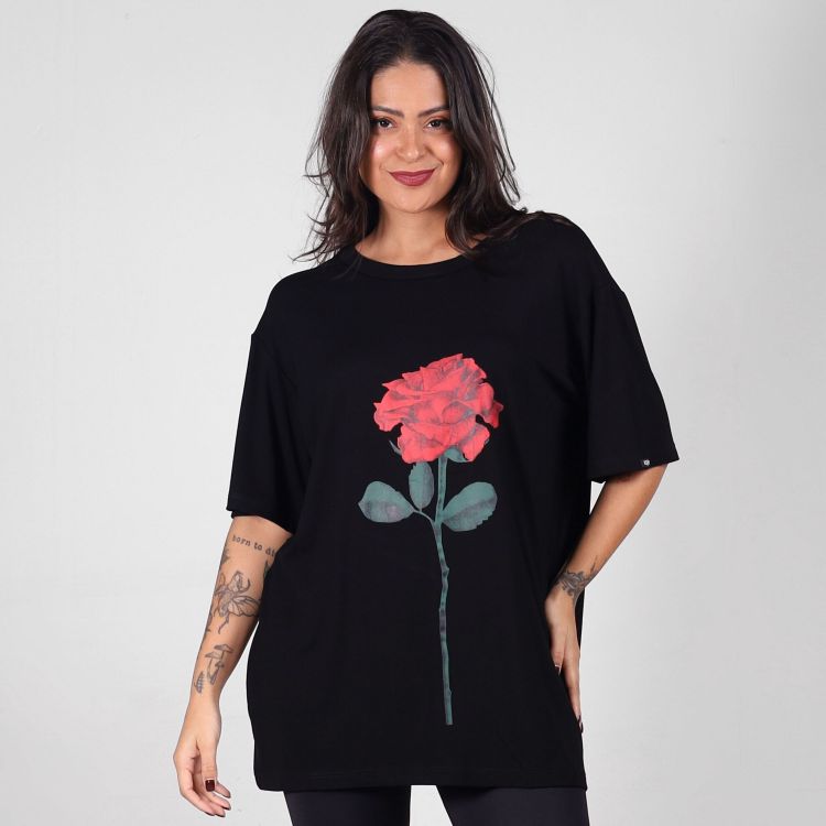 Blusa Canoa Rosa Essencial