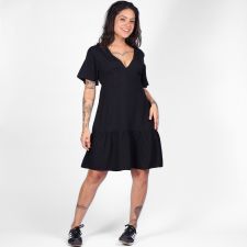 Vestido Casual Babado Forte