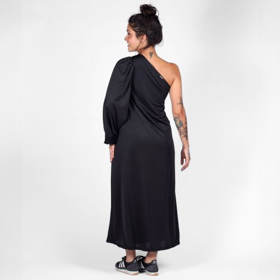Vestido Ombro Só Midi Longo