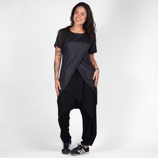 Max Blusa Transpassada Shine