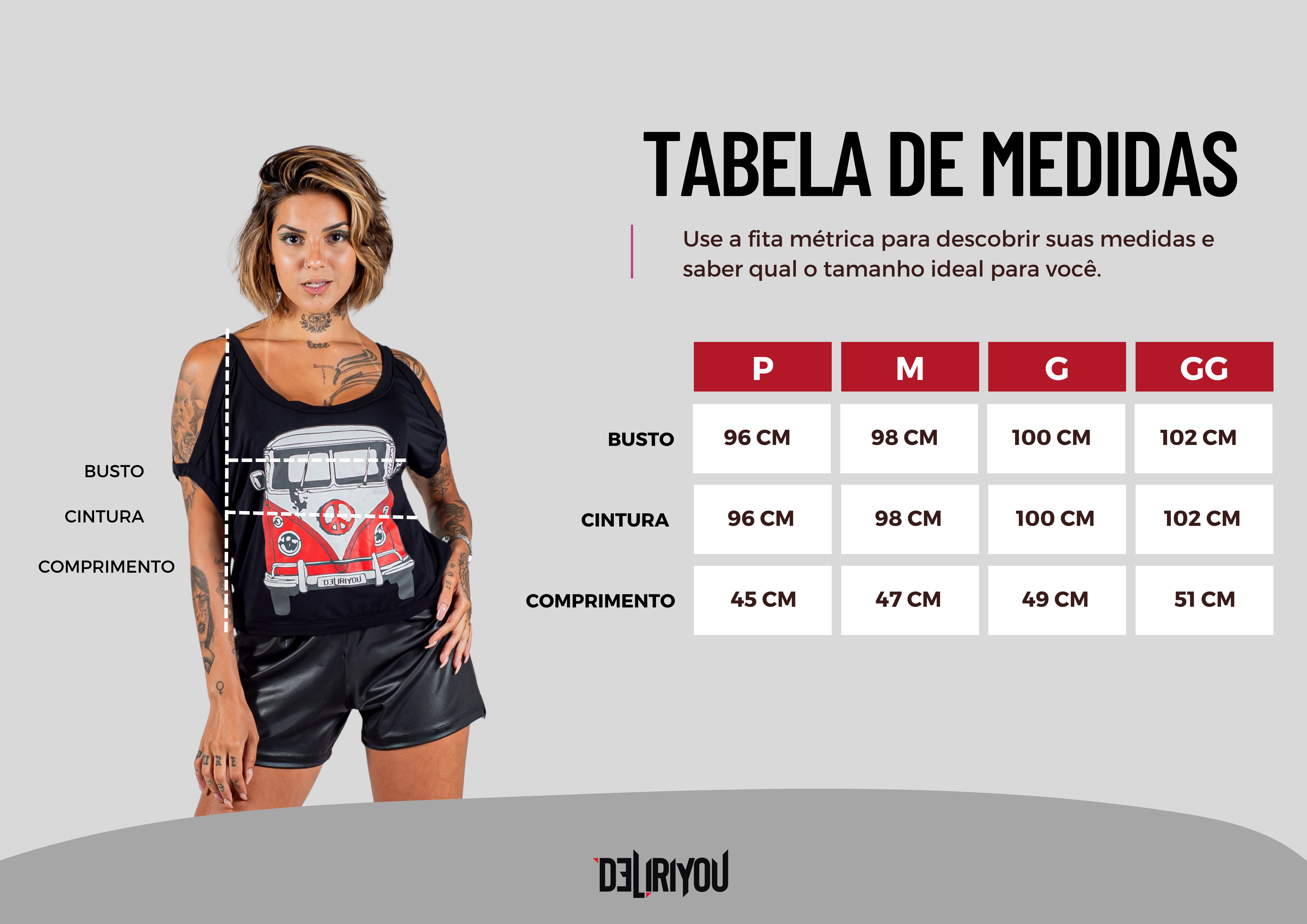 Tabela de medidas