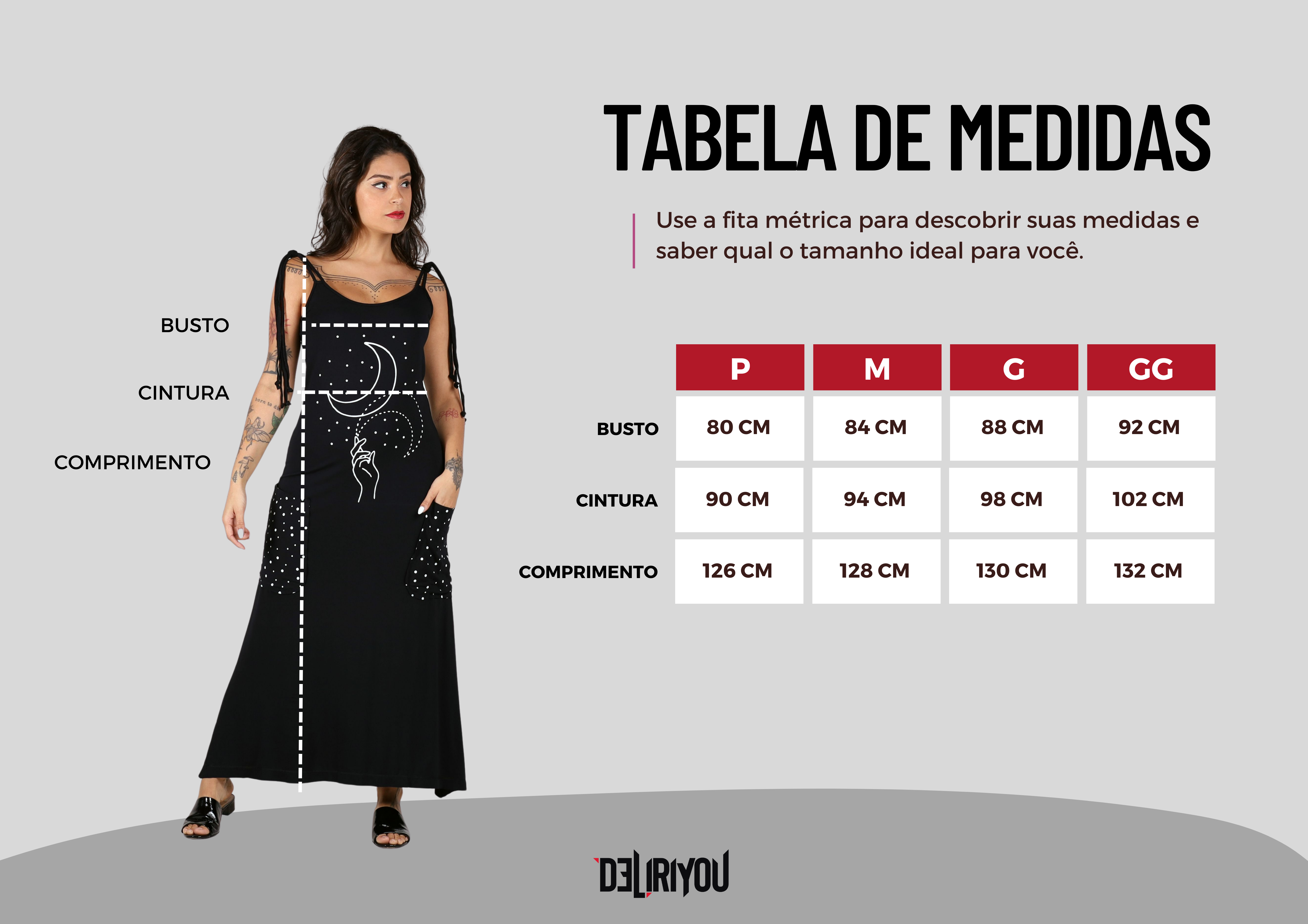 Tabela de medidas