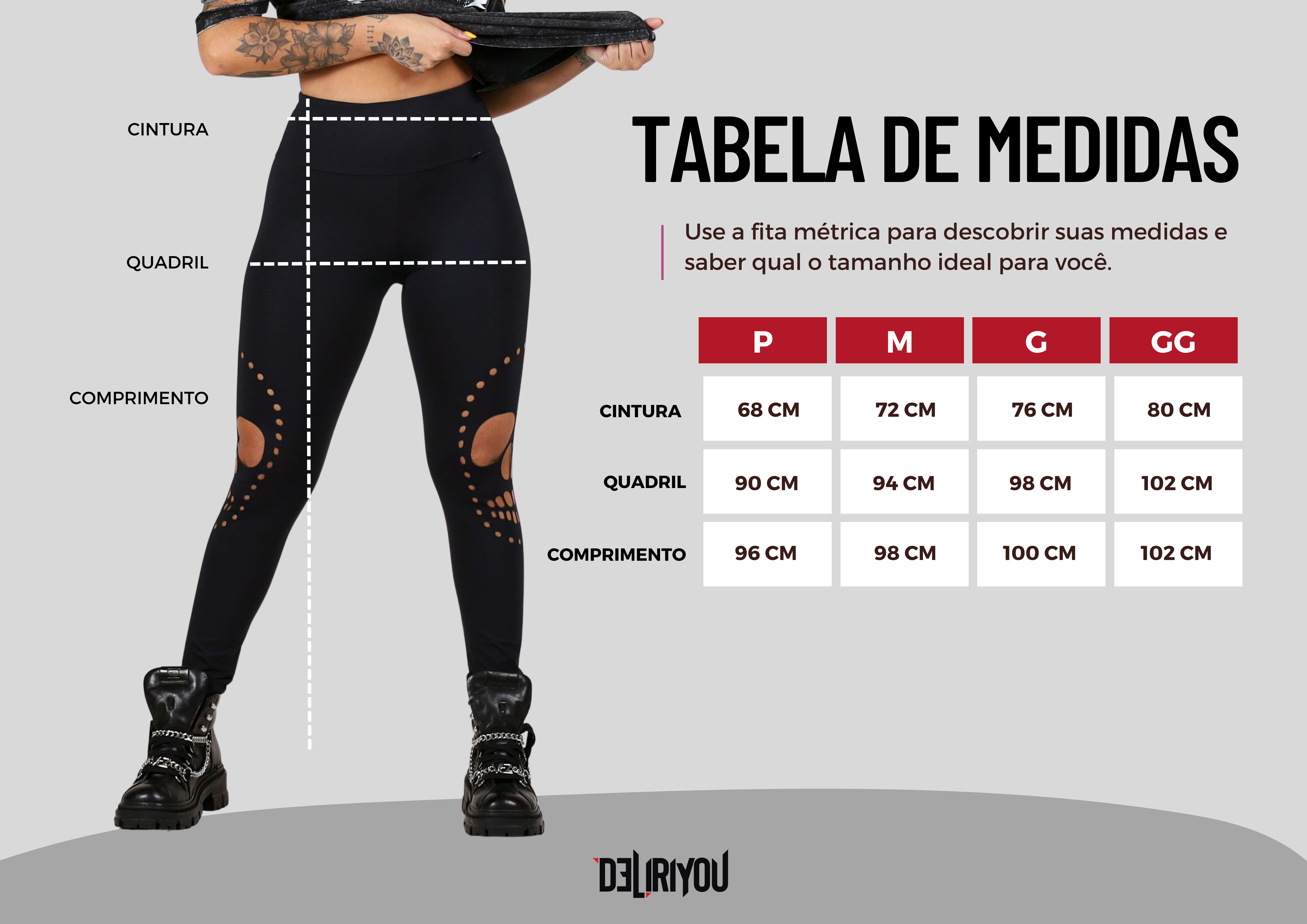 Tabela de medidas