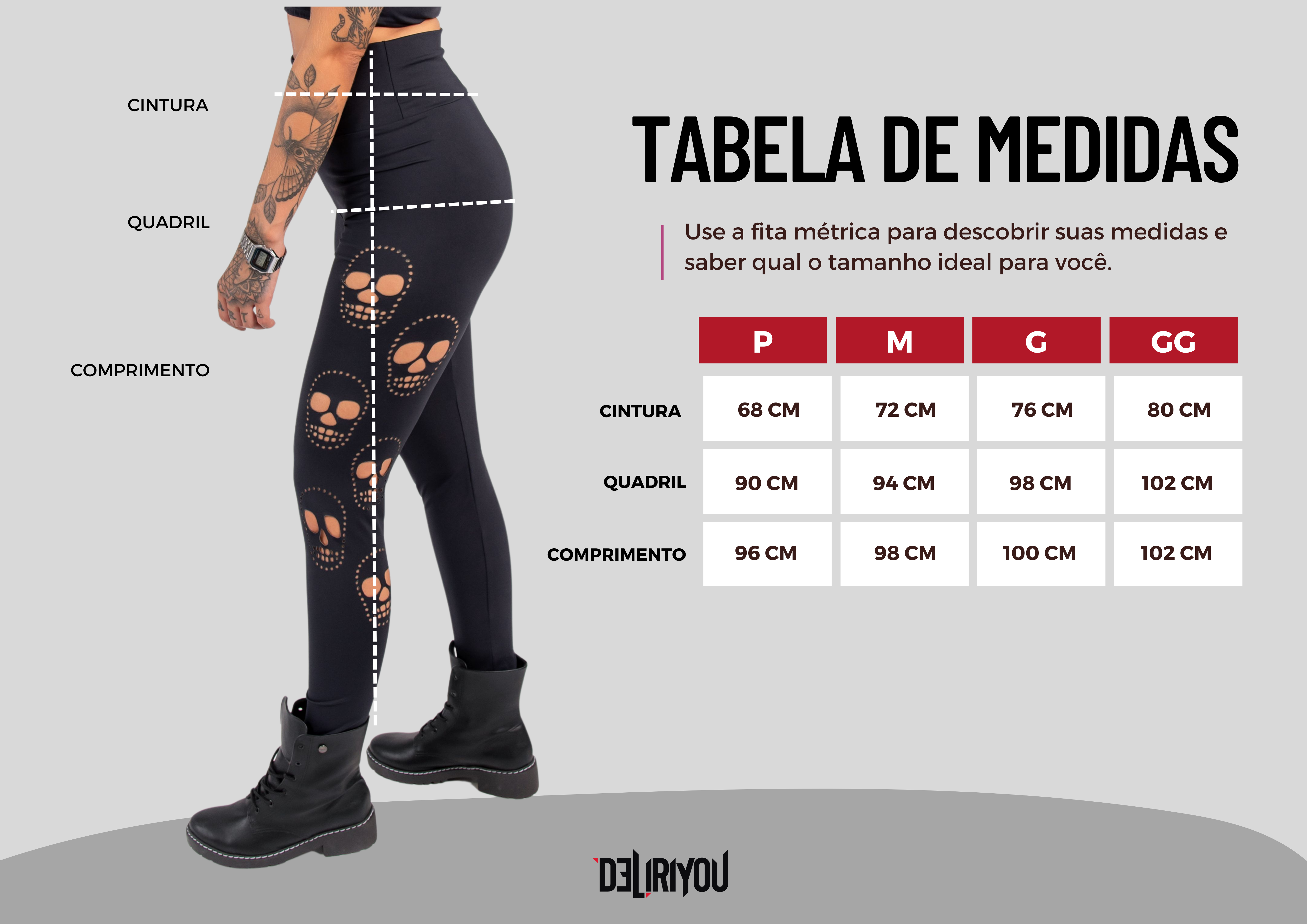 Tabela de medidas