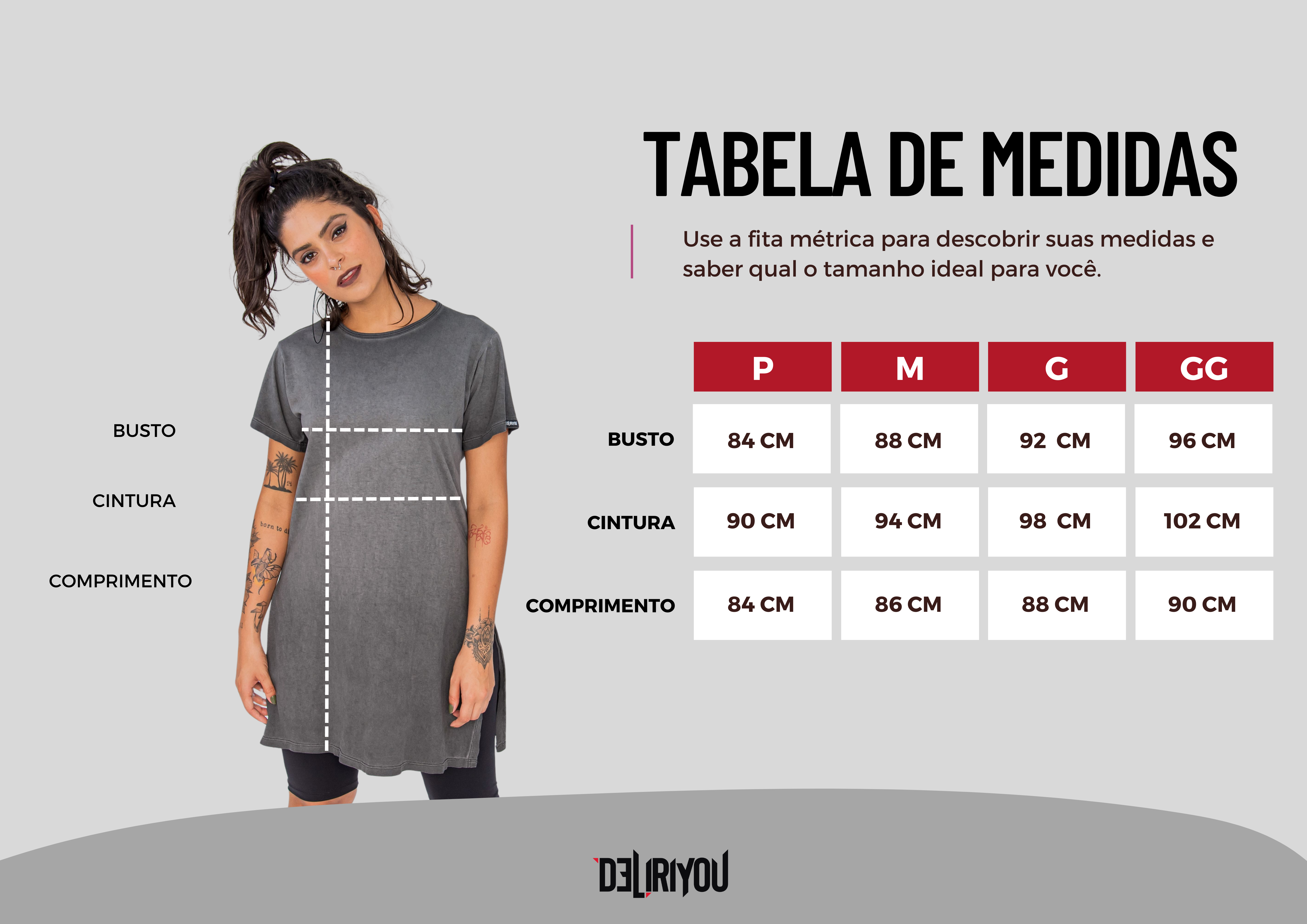 Tabela de medidas