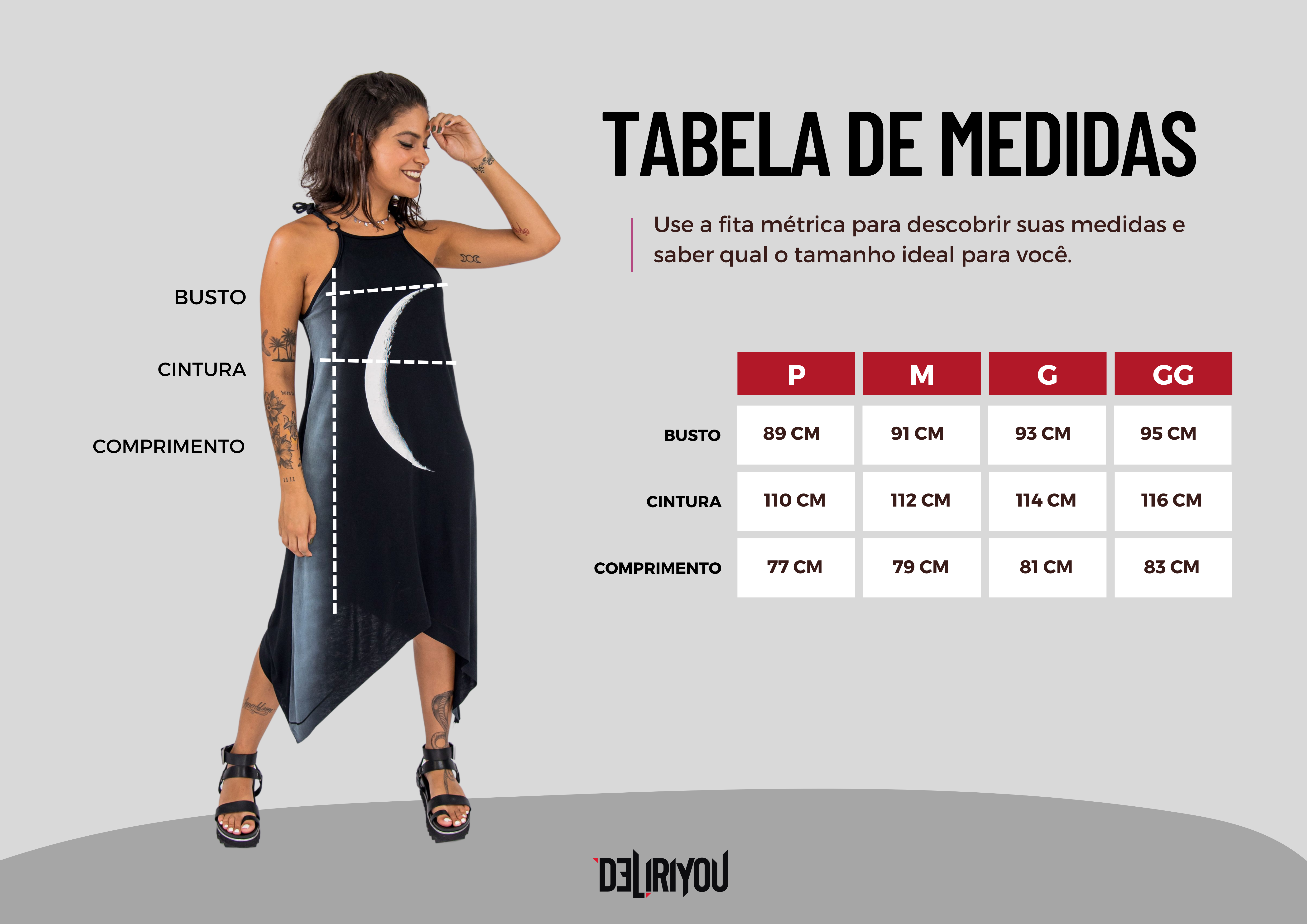 Tabela de medidas