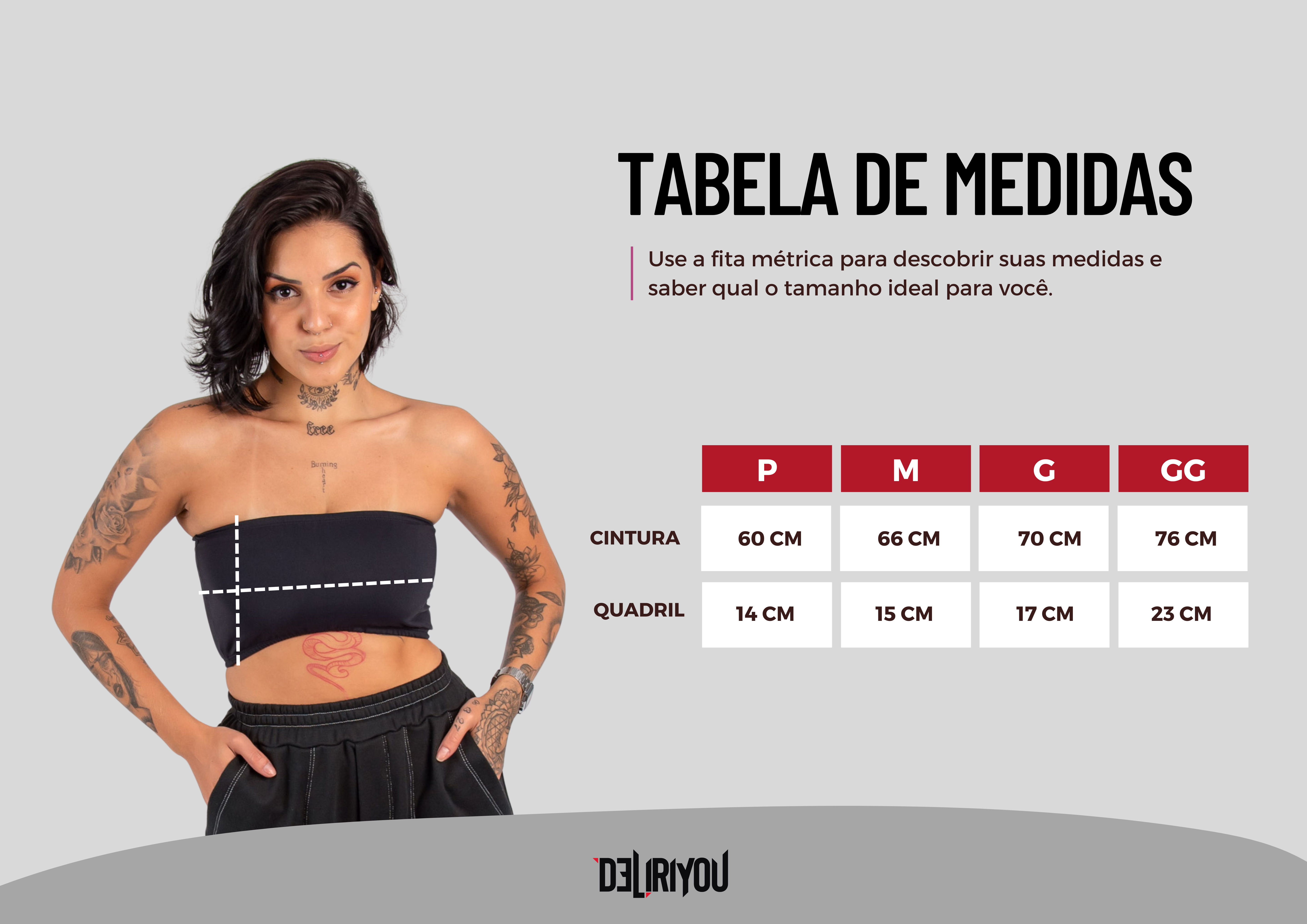 Tabela de medidas