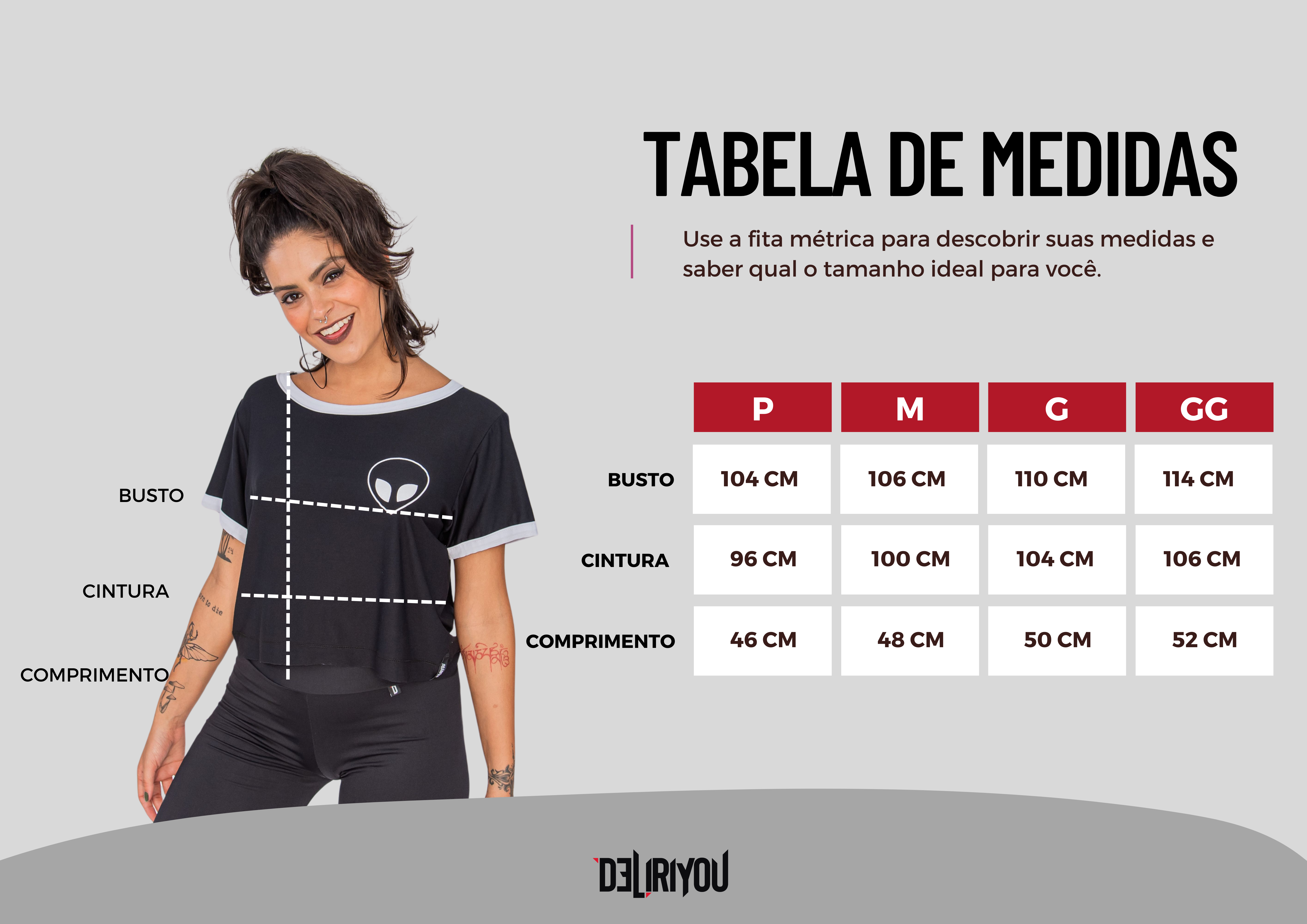 Tabela de medidas