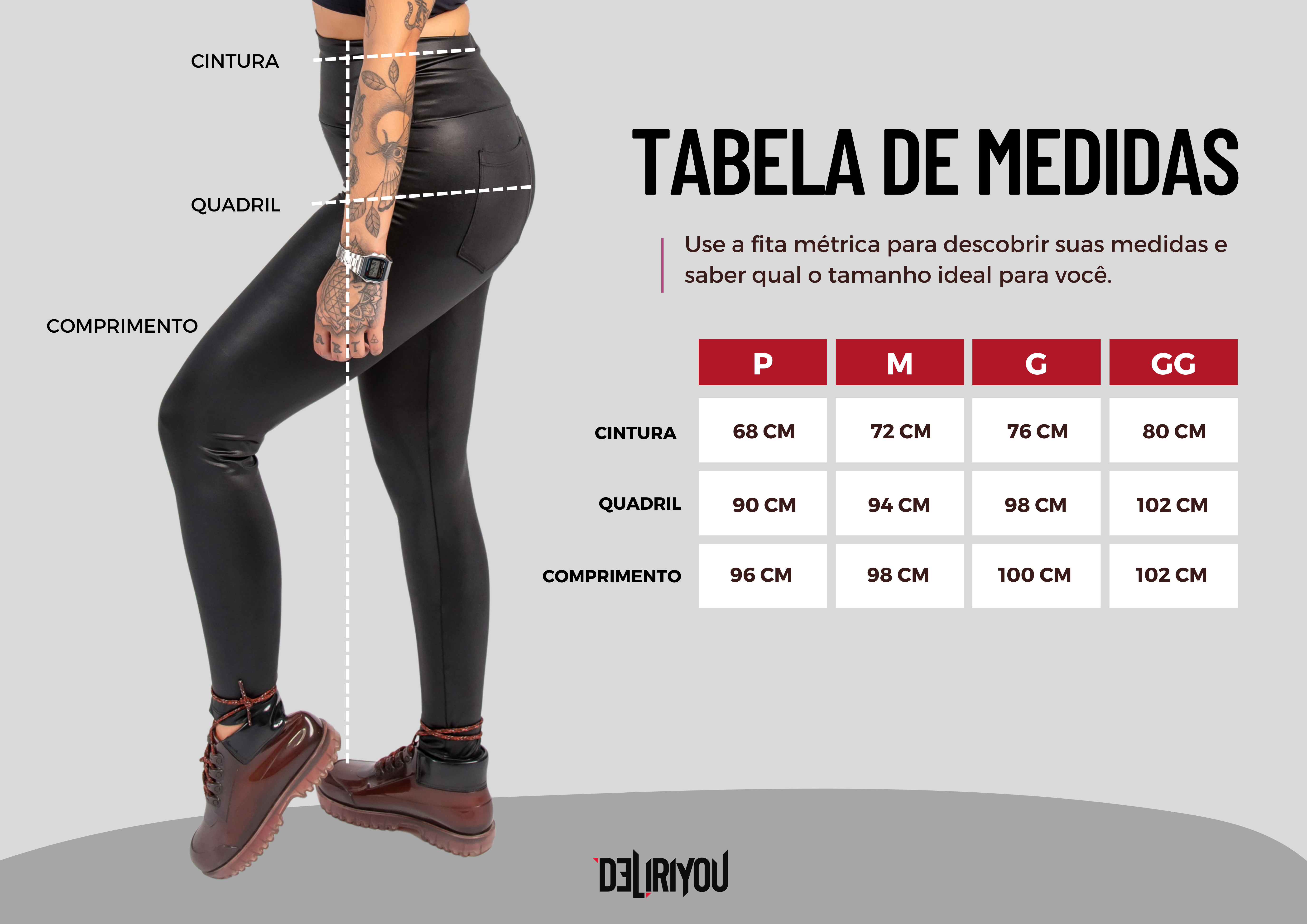 Tabela de medidas