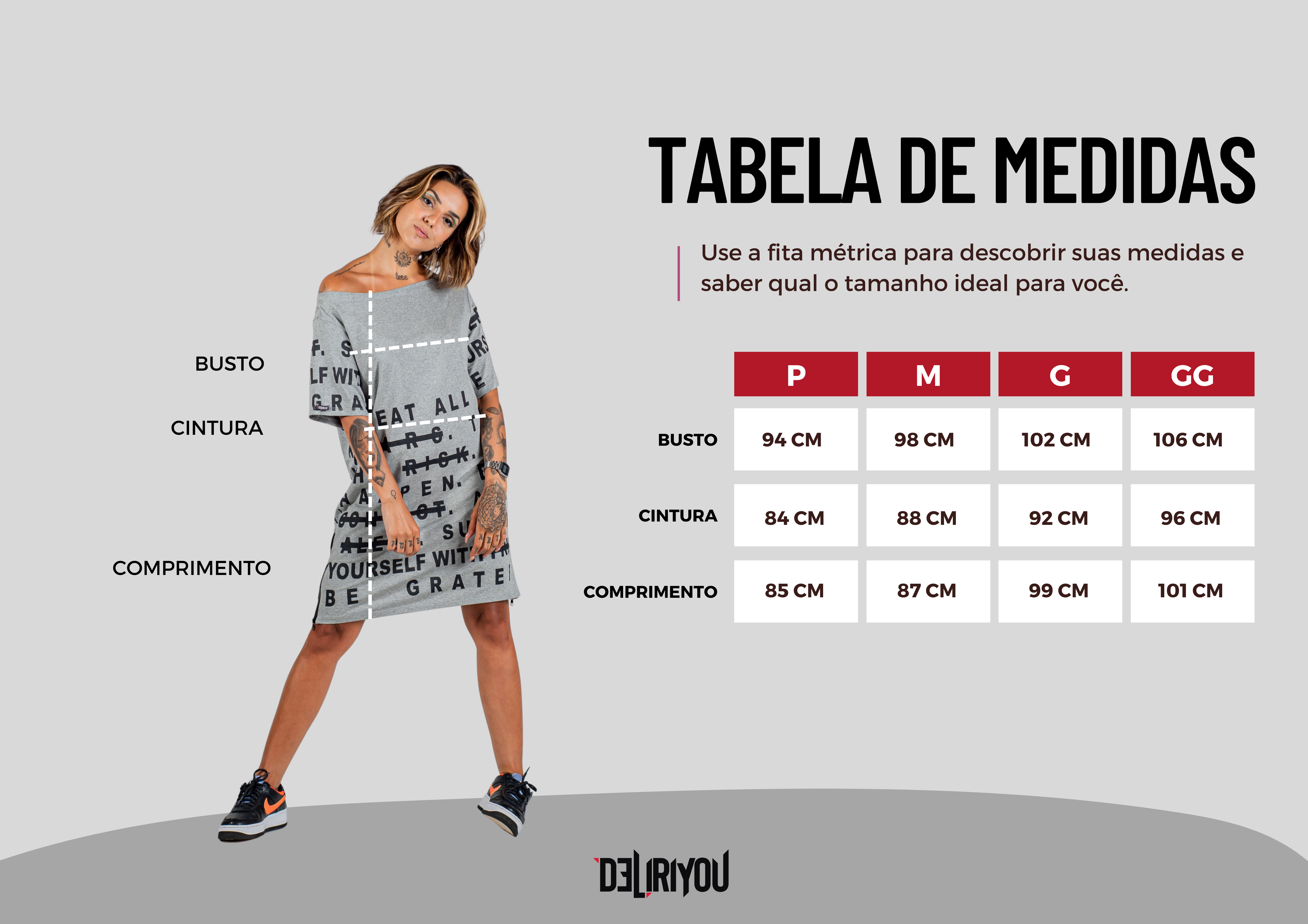 Tabela de medidas