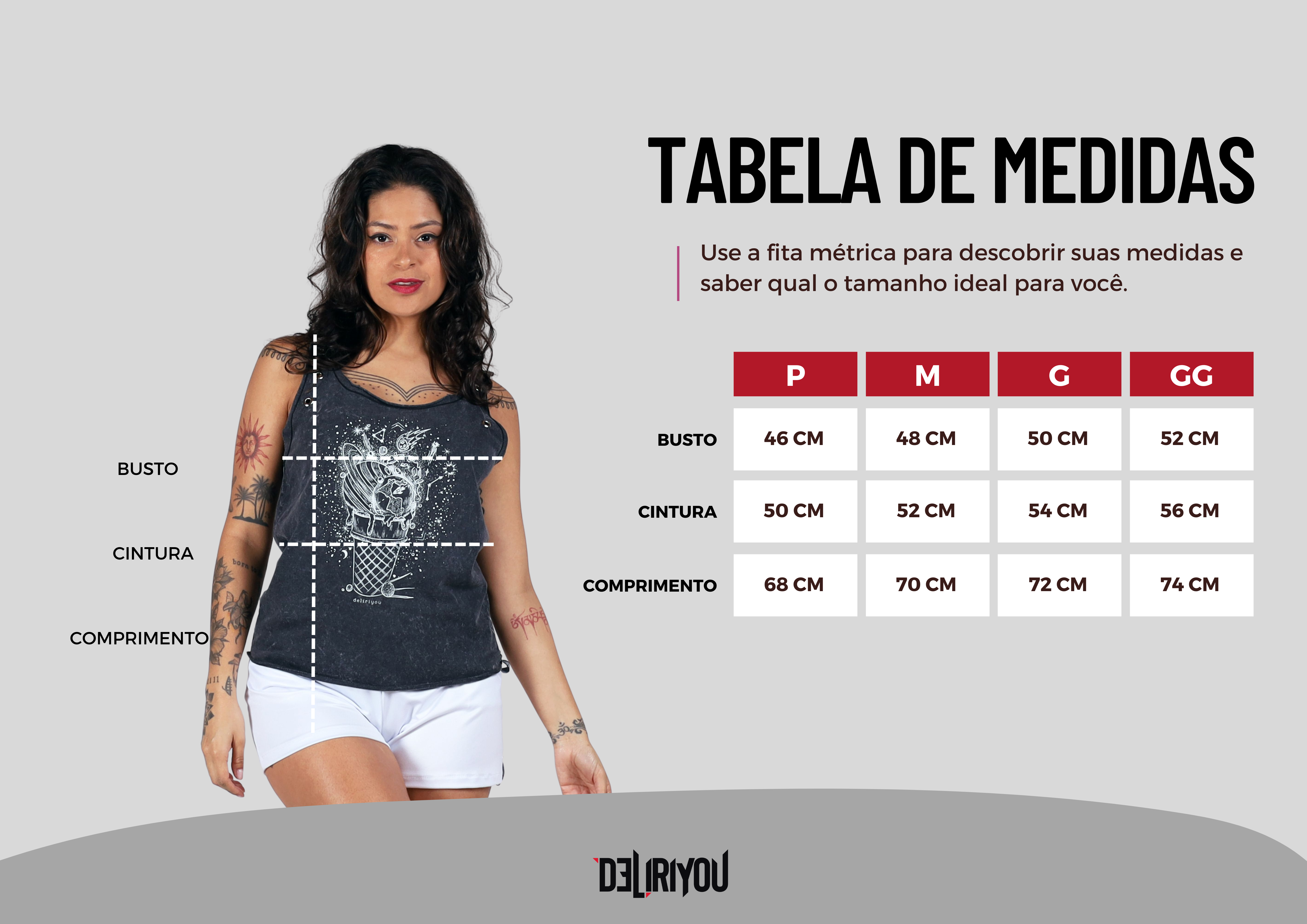 Tabela de medidas