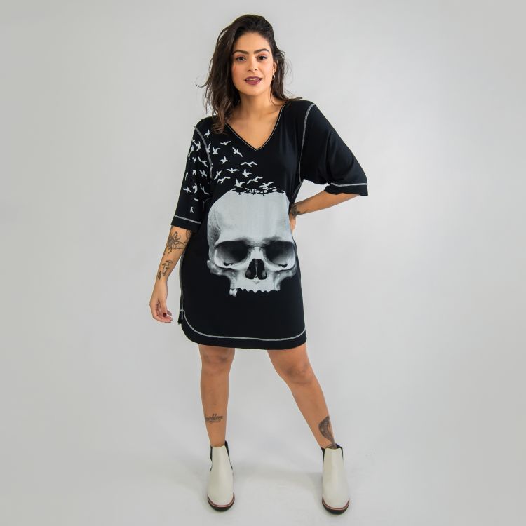 Vestido Skull Birds