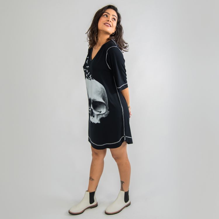 Vestido Skull Birds