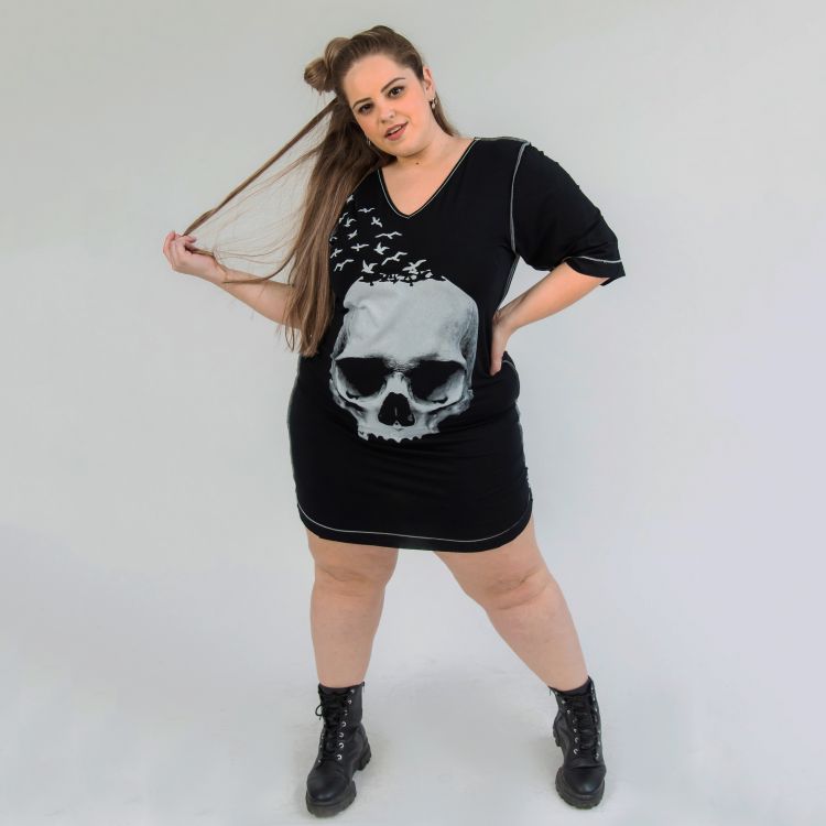 Vestido Skull Birds