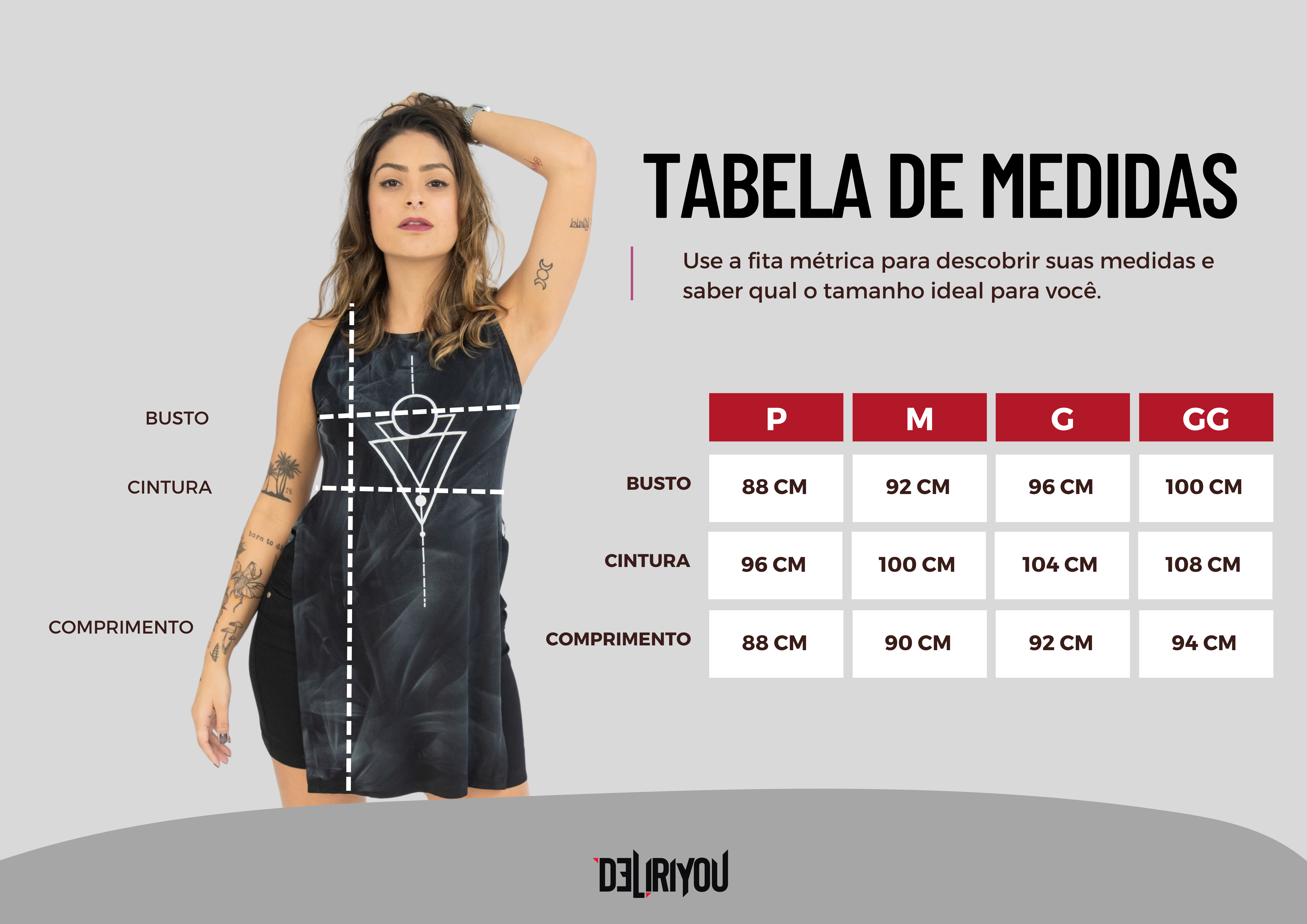 Tabela de medidas