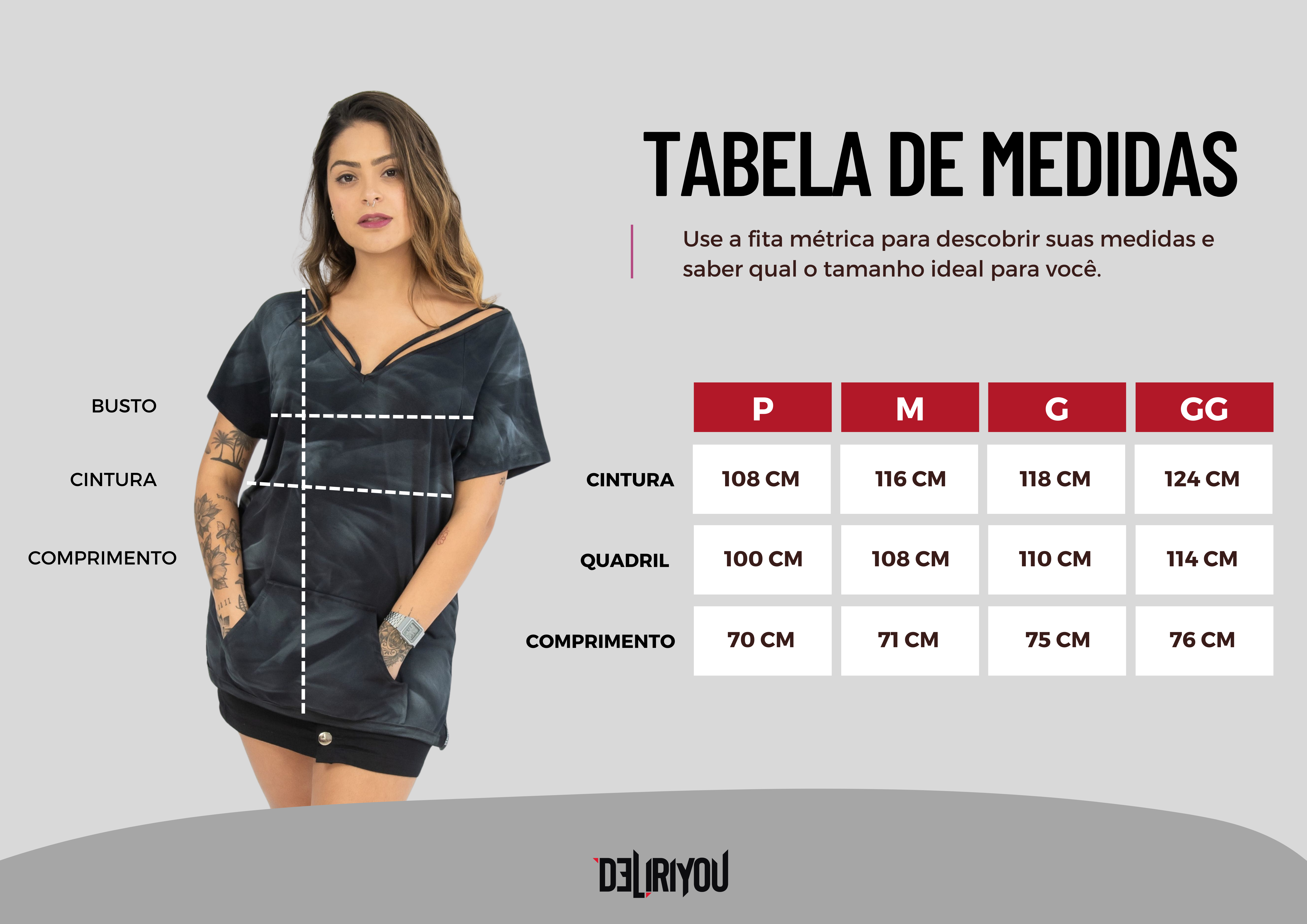 Tabela de medidas