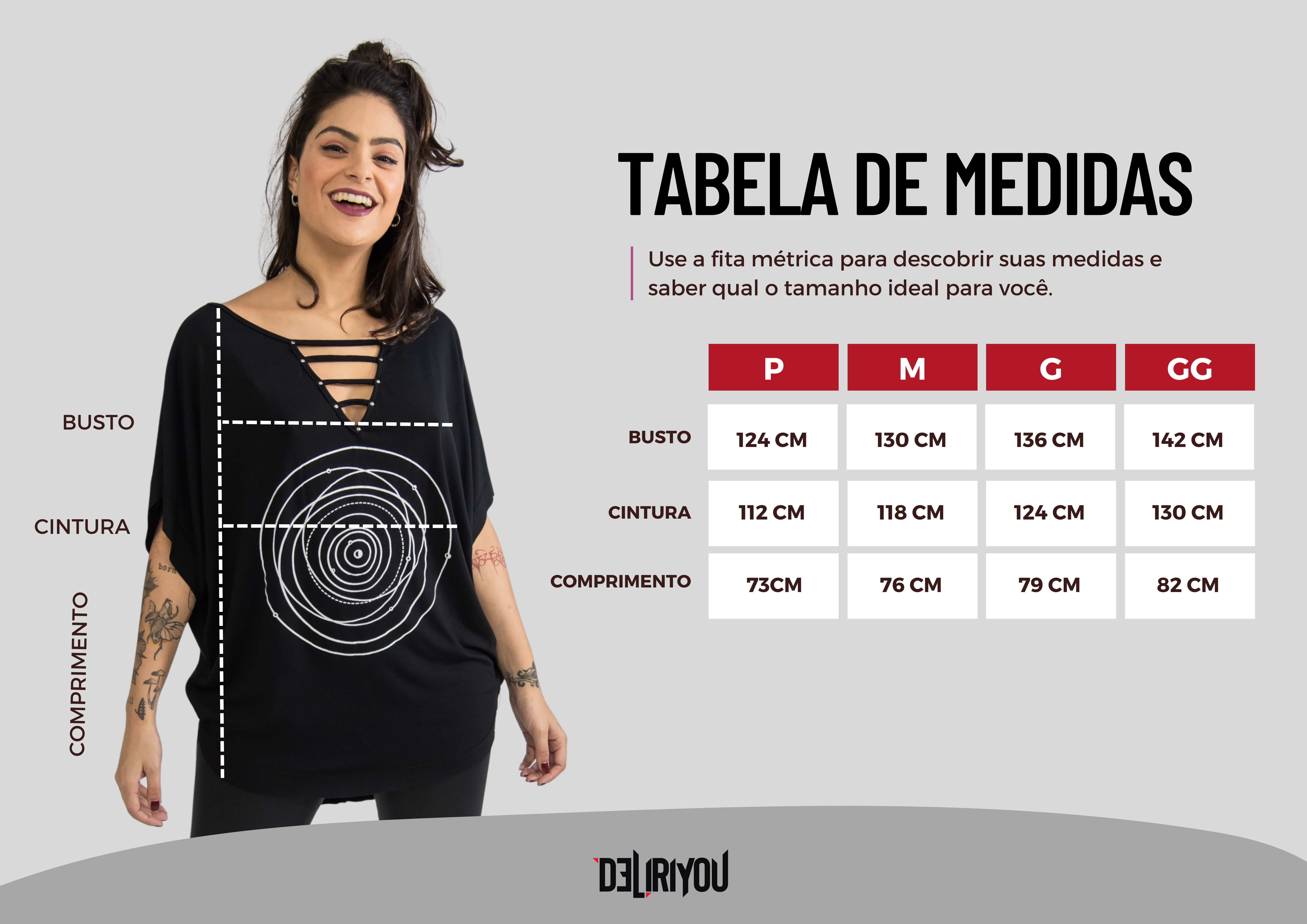 Tabela de medidas