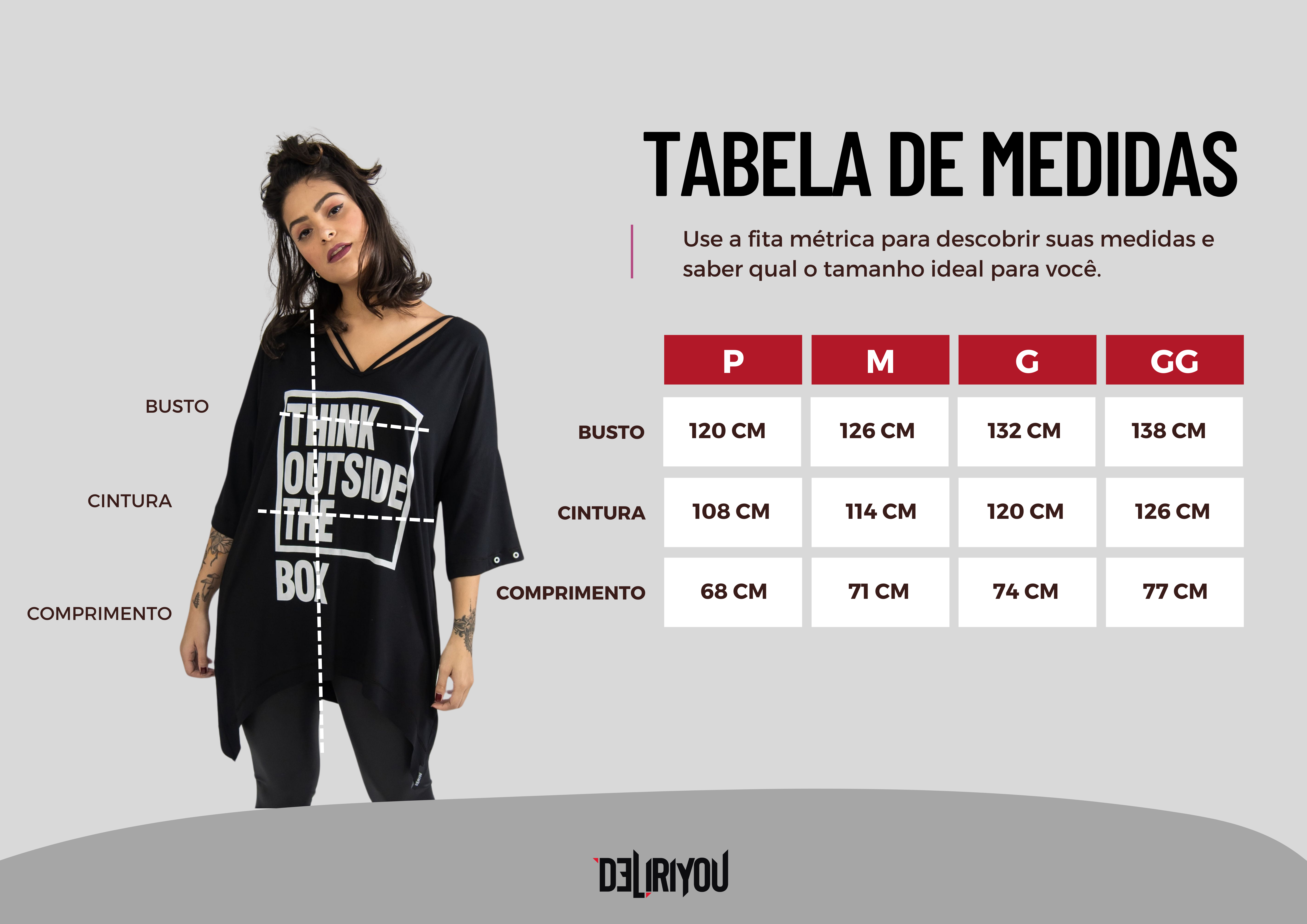 Tabela de medidas