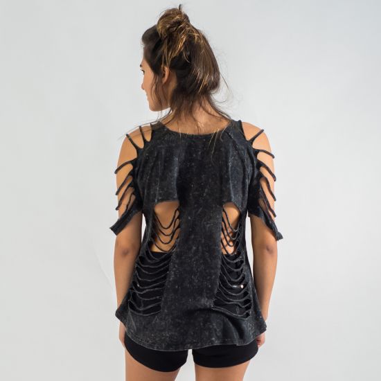 Blusa Estonada Lotus Ossos