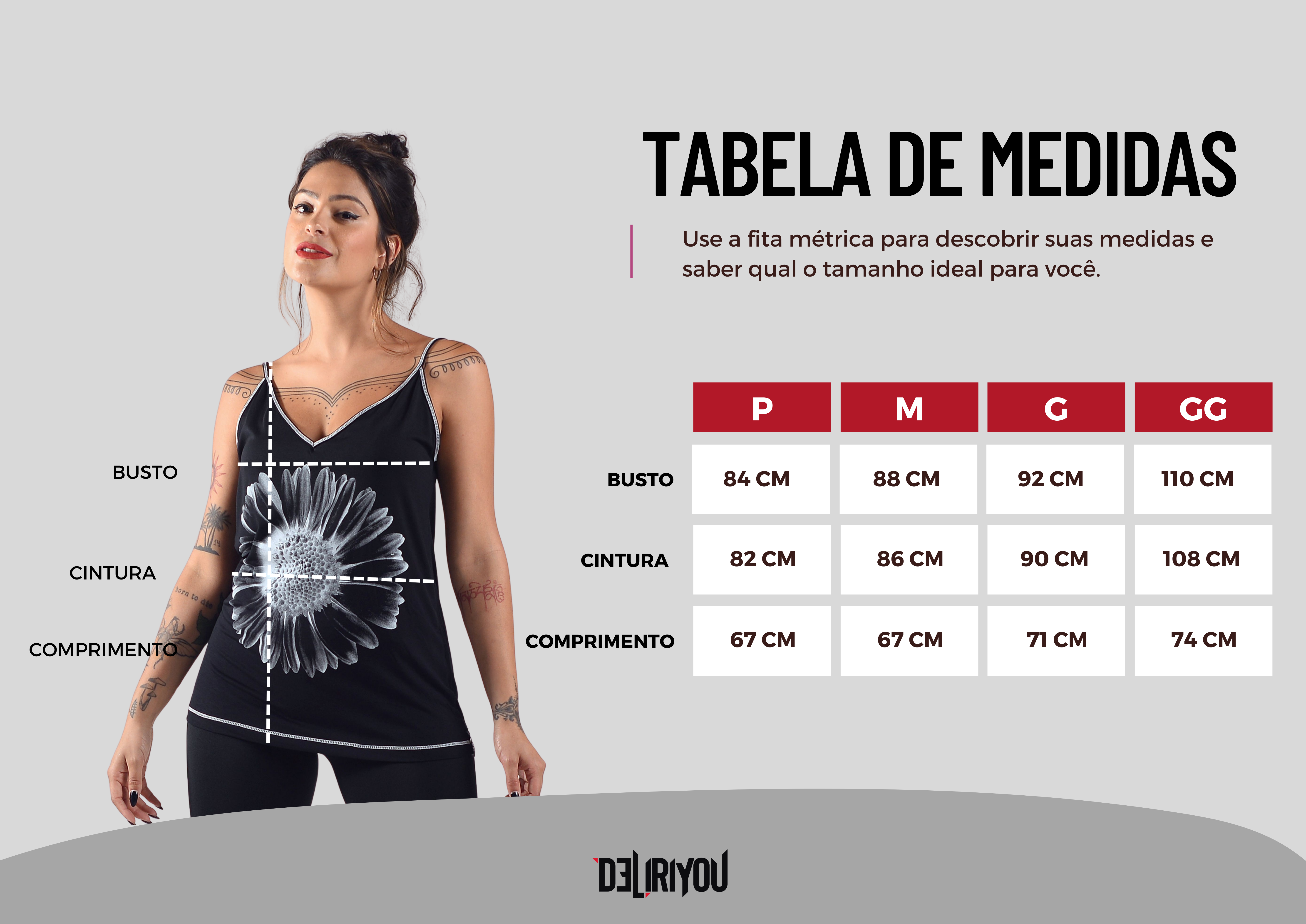 Tabela de medidas