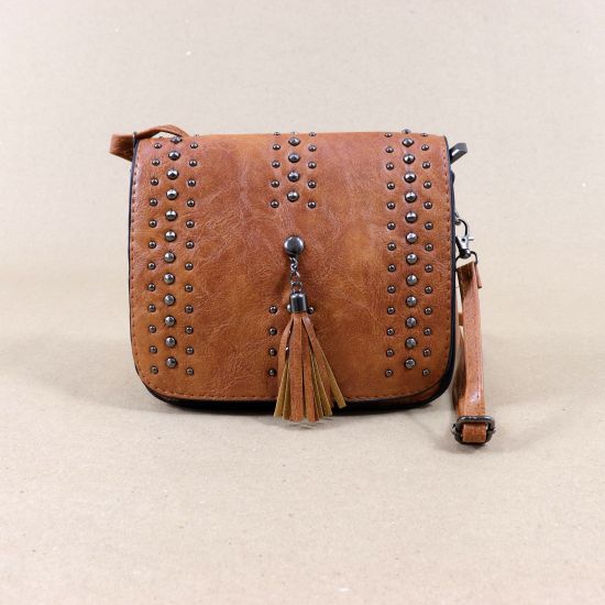 Bolsa Tassel Caramelo