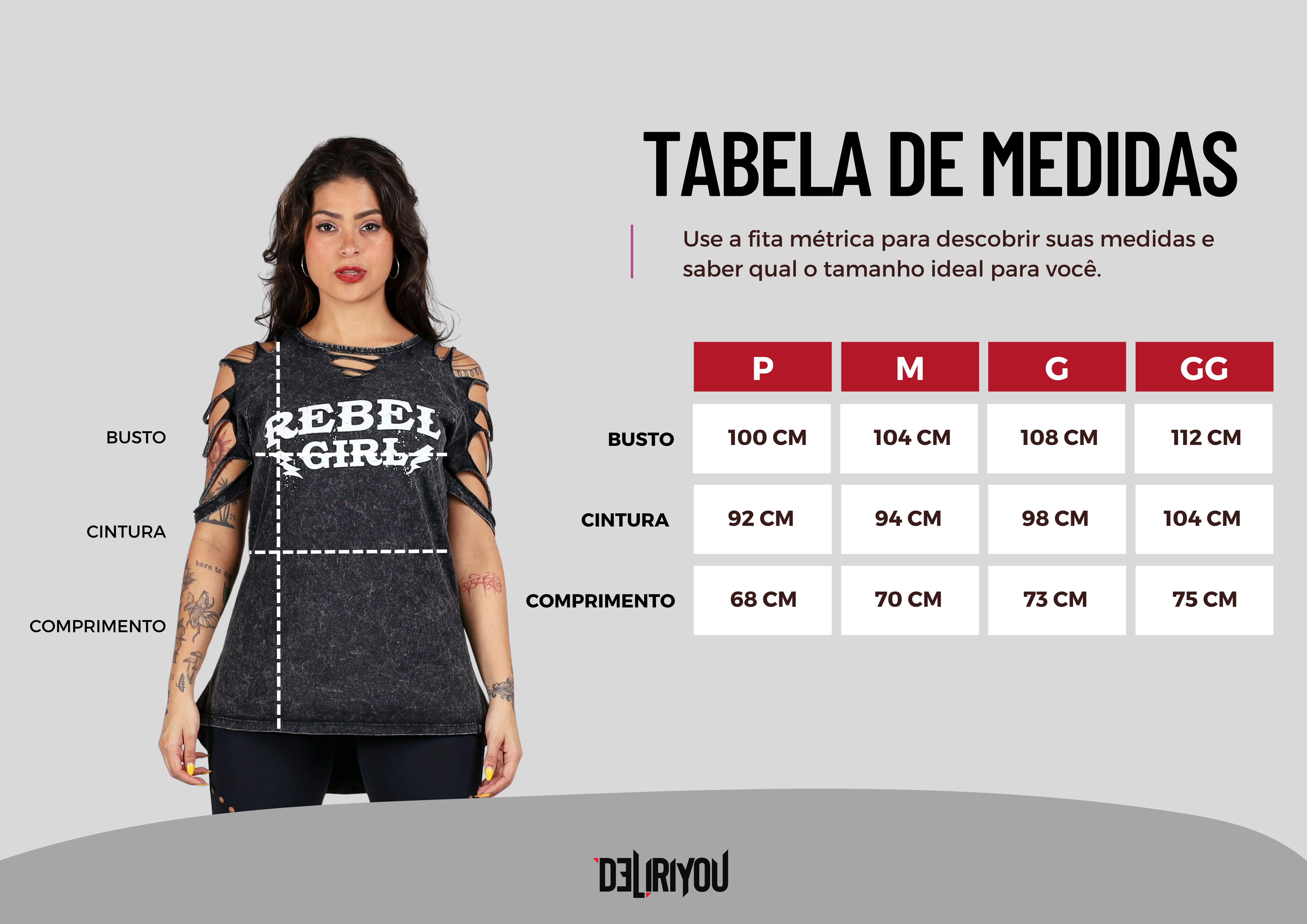 Tabela de medidas