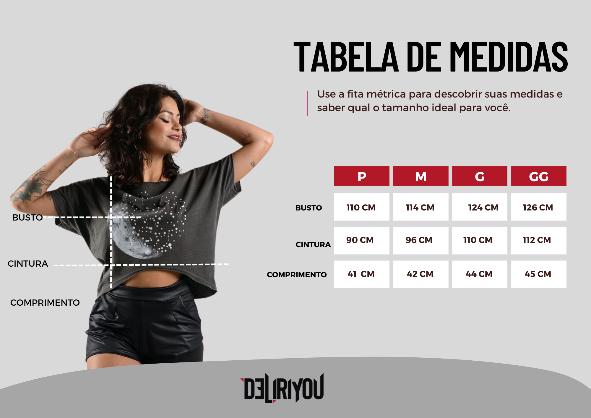 Tabela de medidas