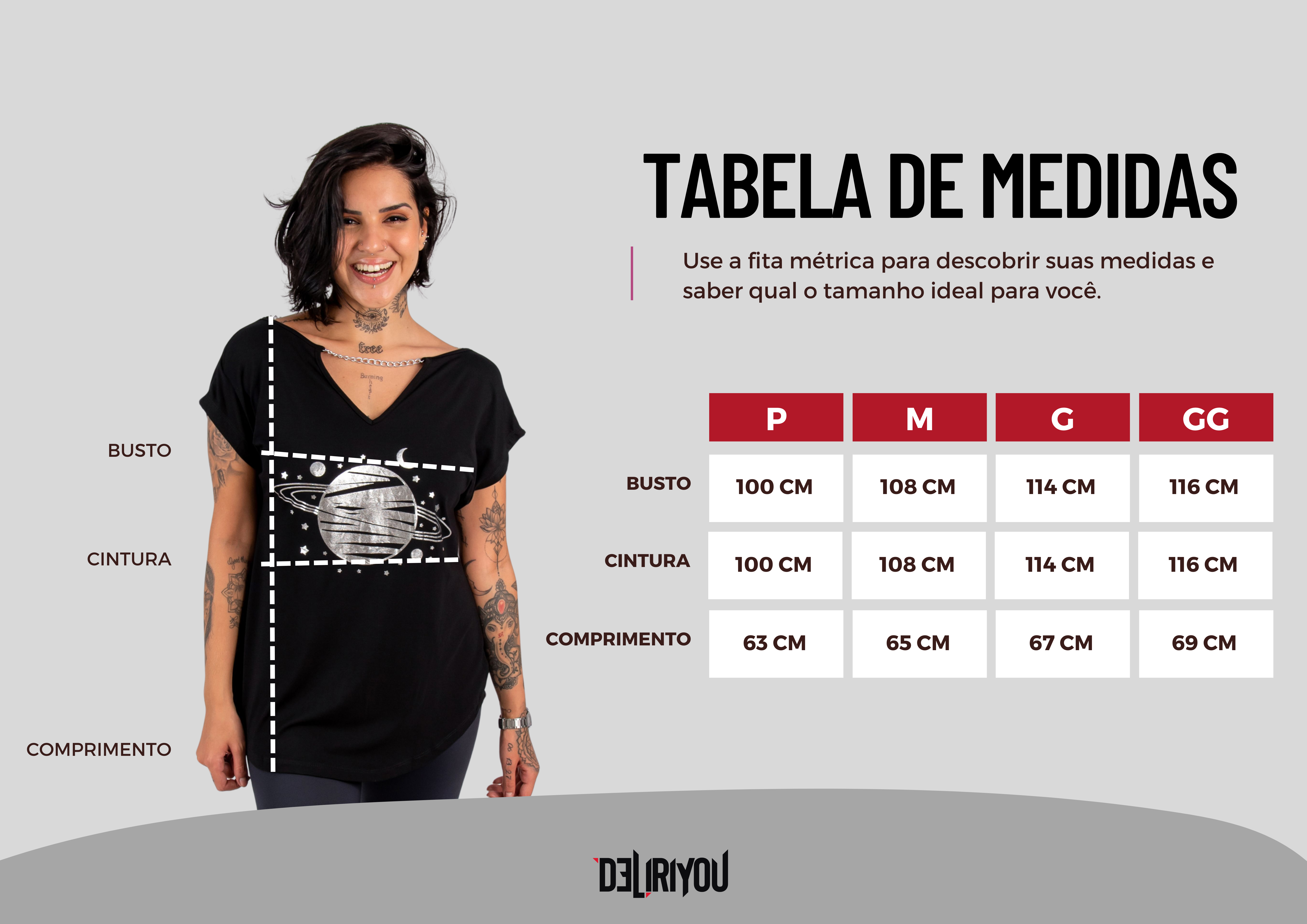 Tabela de medidas