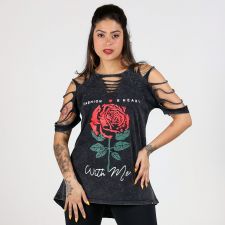 Blusa Estonada Rosa