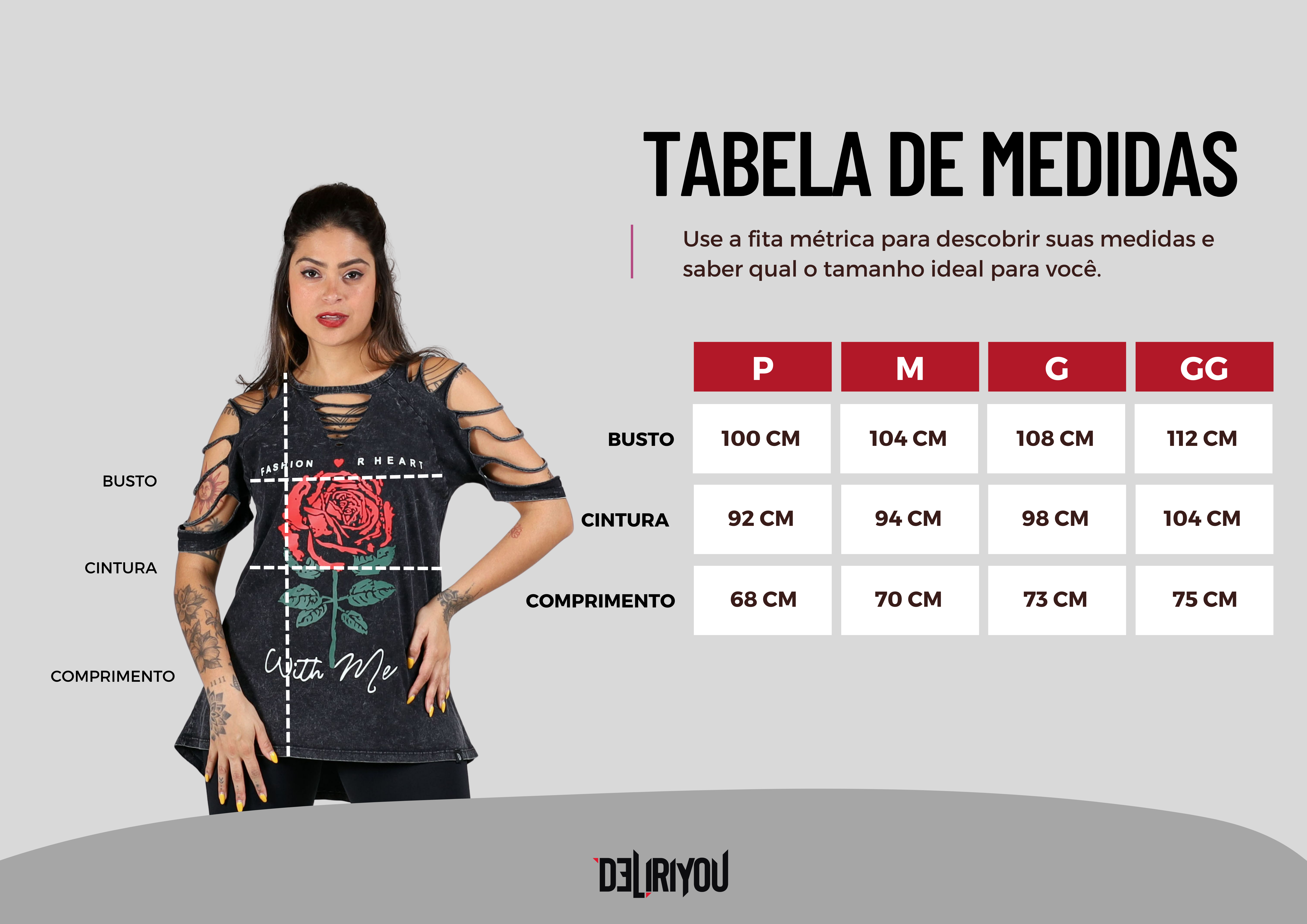 Tabela de medidas