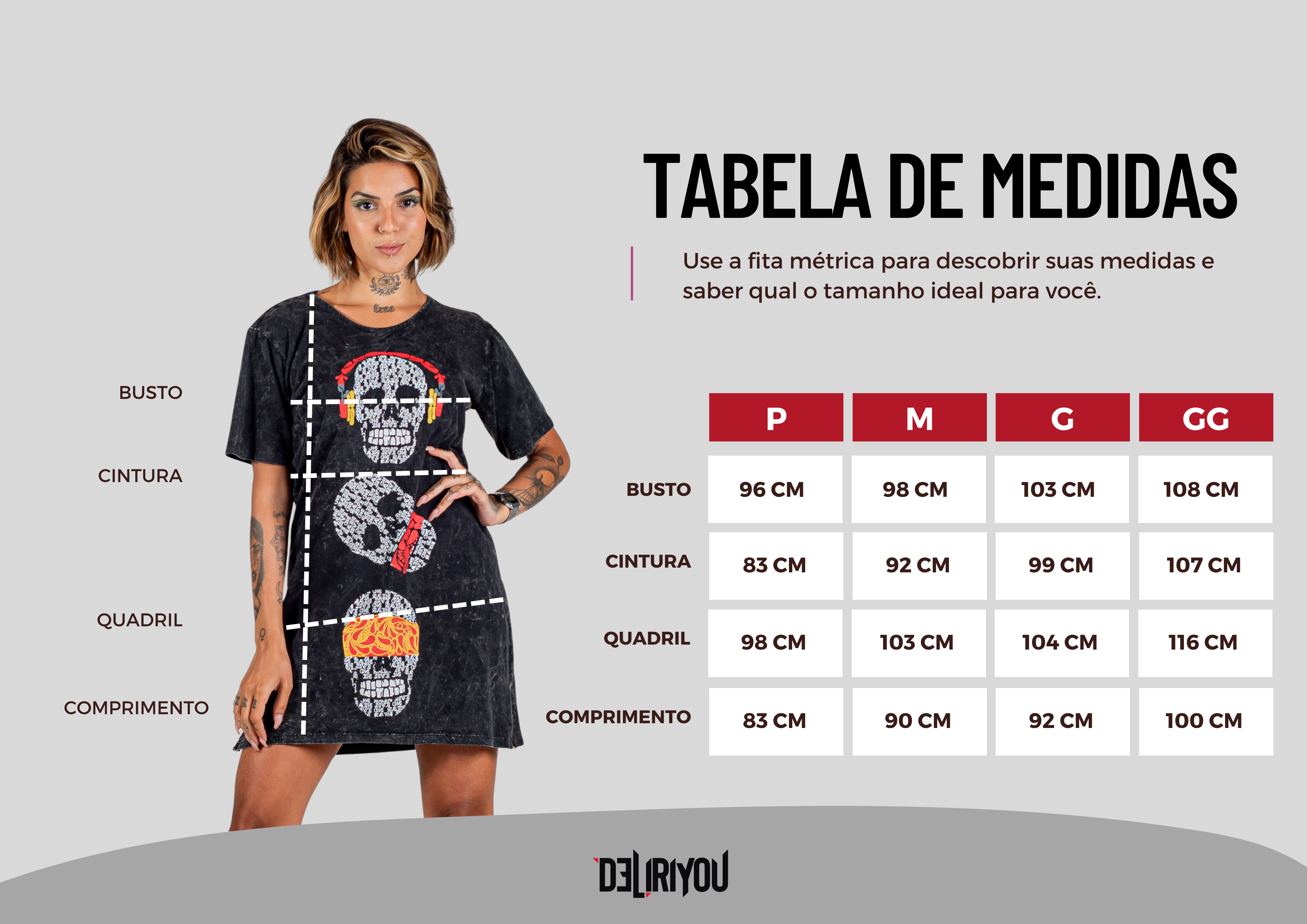 Tabela de medidas