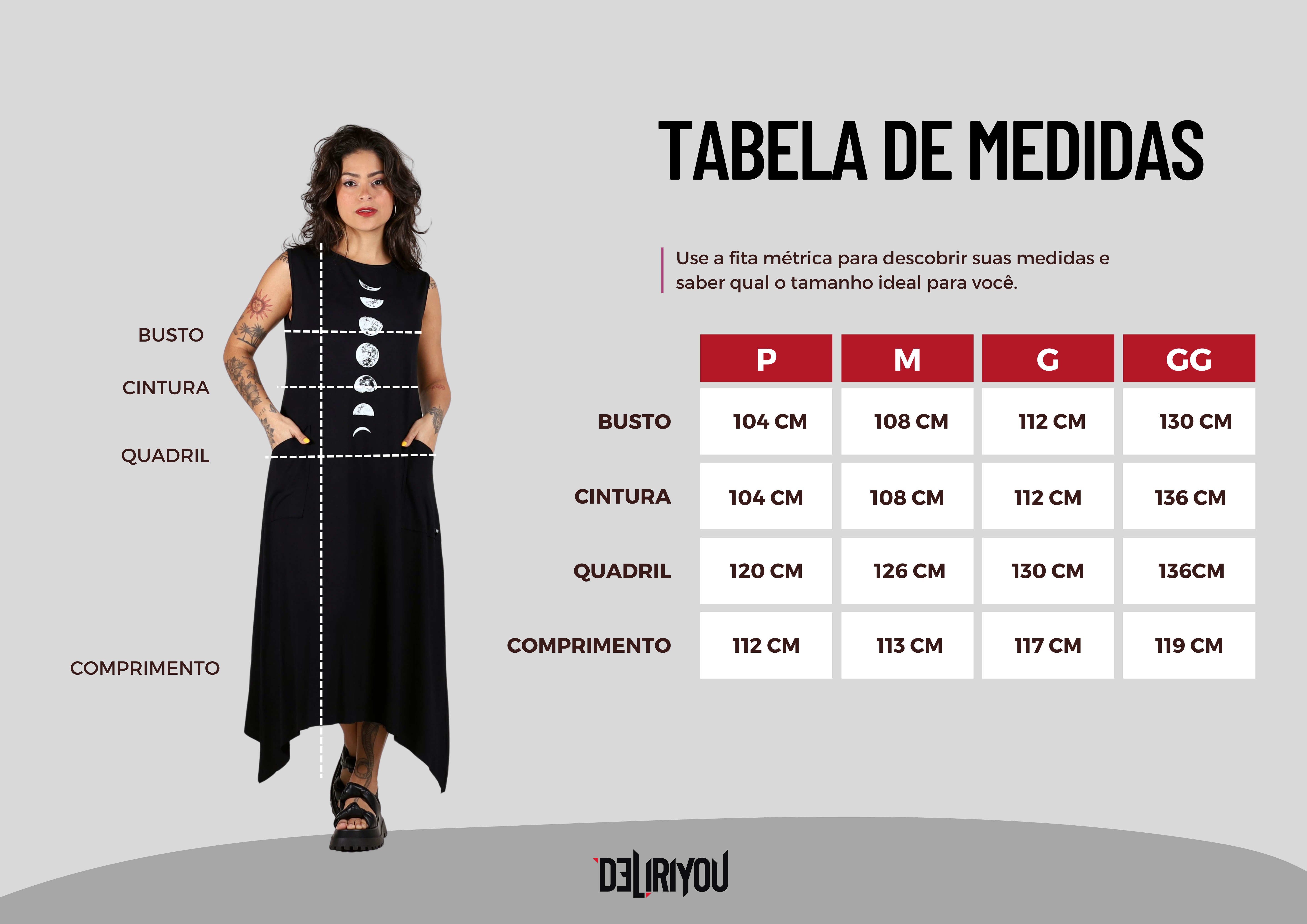 Tabela de medidas