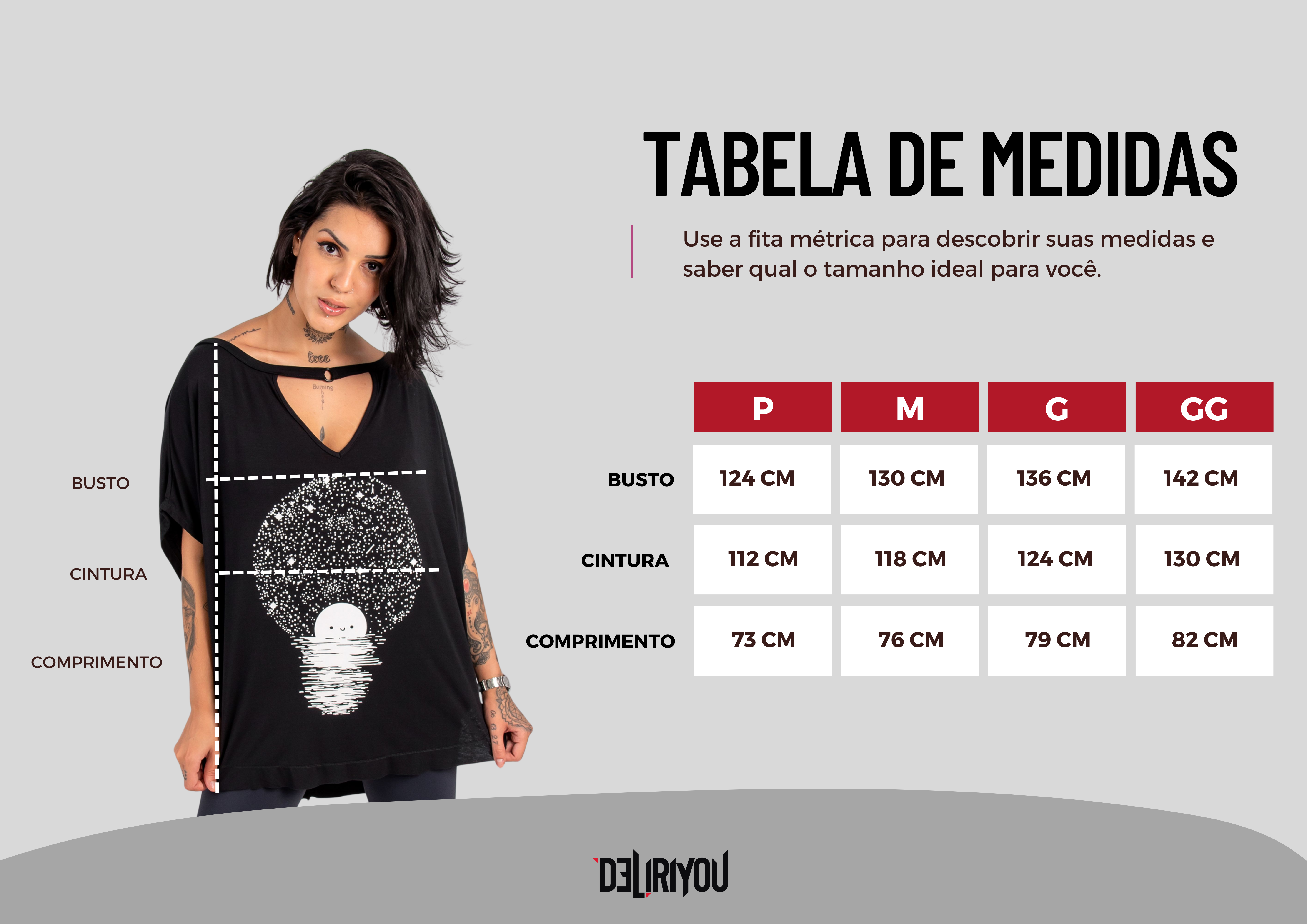 Tabela de medidas