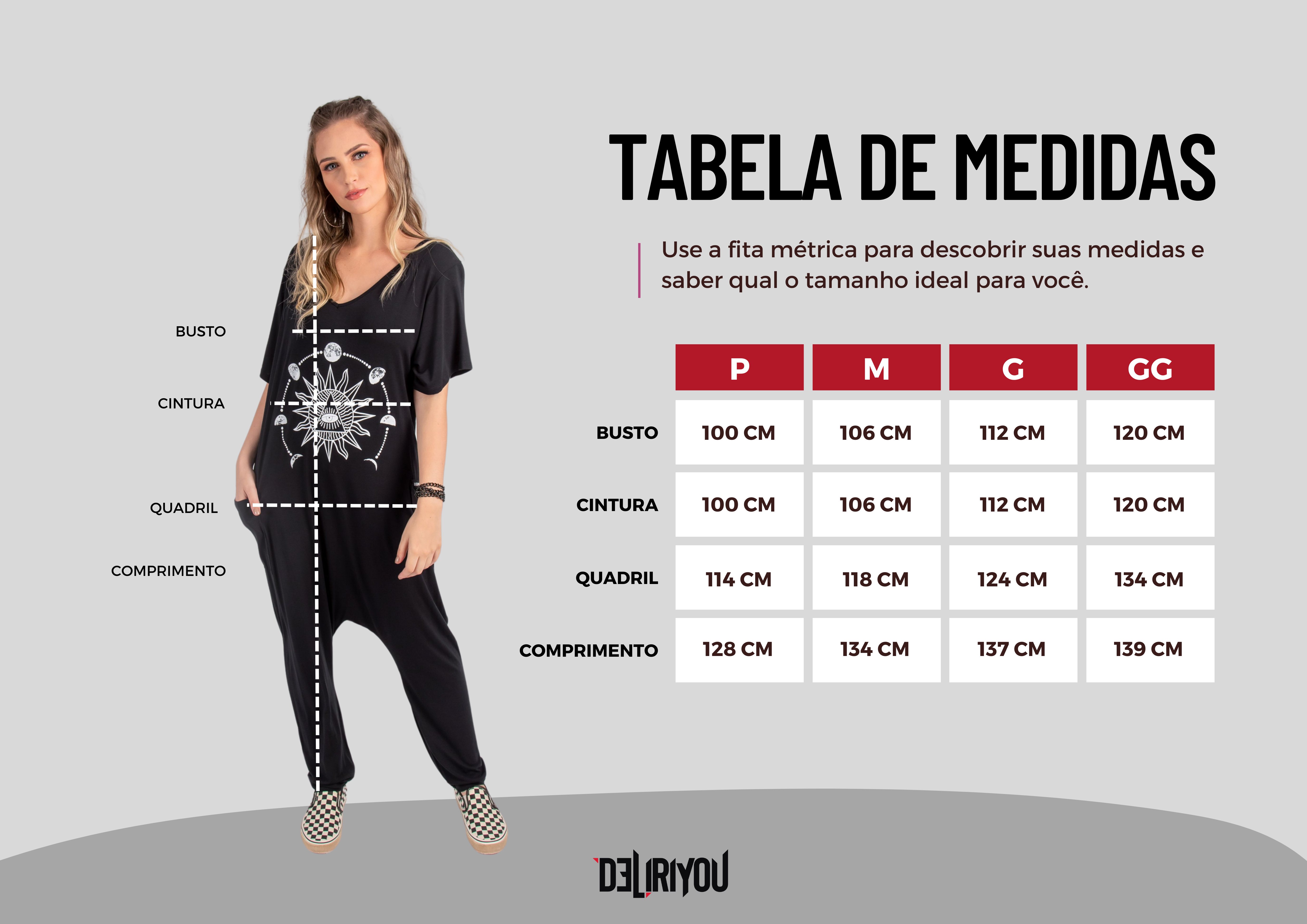 Tabela de medidas