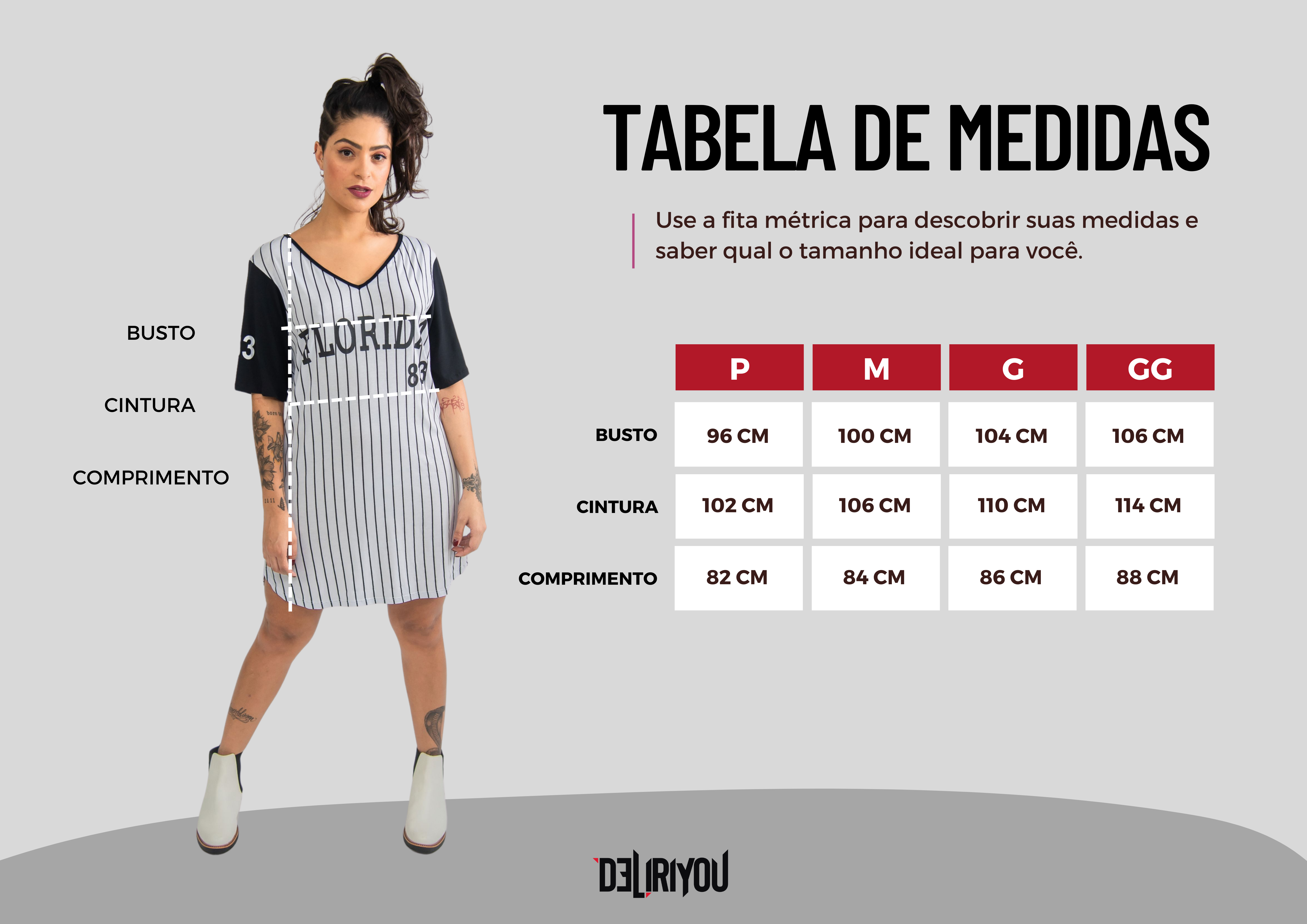 Tabela de medidas