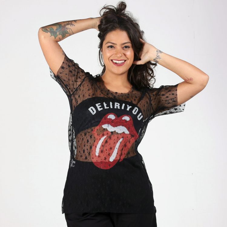 Blusa Boca Tule