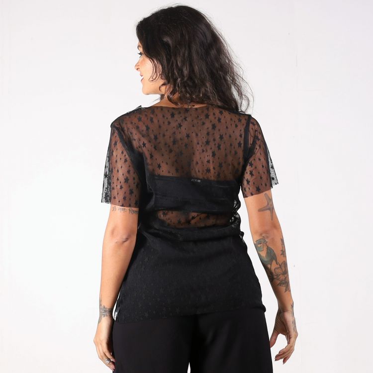 Blusa Boca Tule