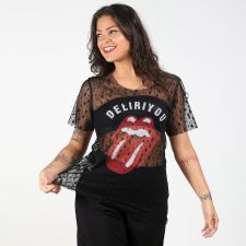 Blusa Boca Tule