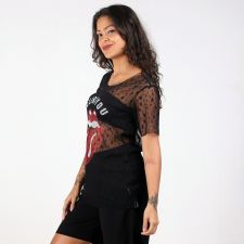 Blusa Boca Tule