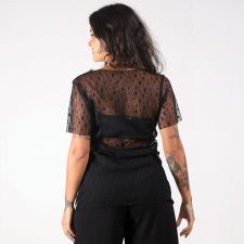 Blusa Boca Tule