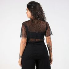 Blusa Guitarra Tule
